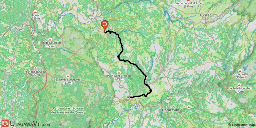 Tour du Lot - Etape 3/6 : Saint Céré - Figeac