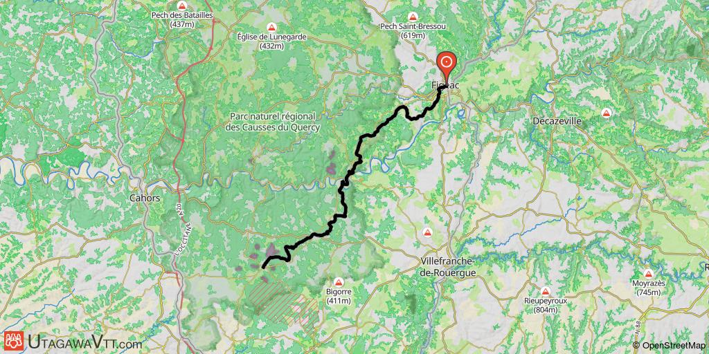 Tour du Lot - Etape 4/6 : Figeac - Bach