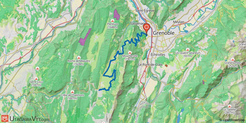 De Grenoble à Villard-de-Lans - Etape des Chemins du Soleil