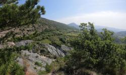 Vue sur les Terres Noires