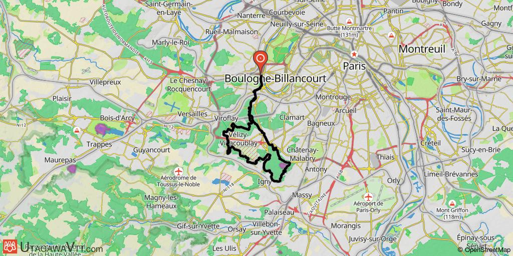 Tour du bois de Verrières et Fôret de Meudon en passant par Jouy