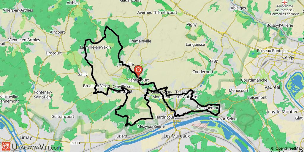Autour de la Montcient au départ de Seraincourt
