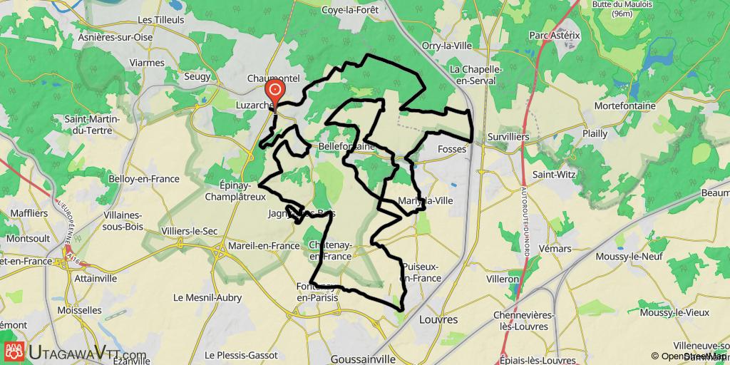 Boucle en Ile de France au départ de Luzarches