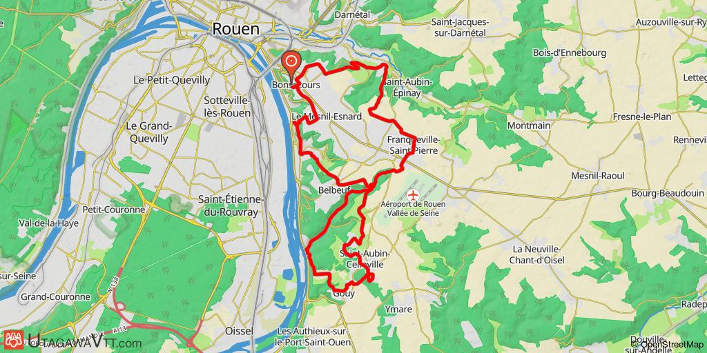 Par monts et par vaux entre Bonsecours et Gouy