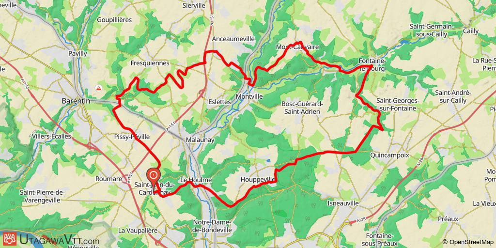 Autour de Malaunay et Montville