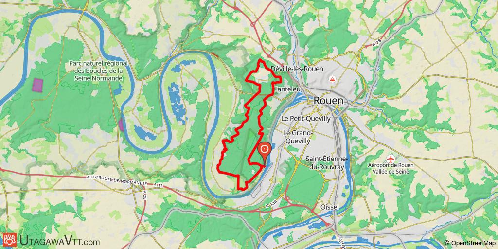 Tour de la forêt de Roumare