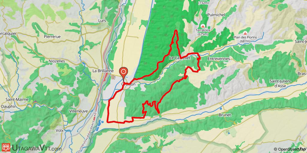 Circuit au départ d'Oraison
