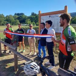 Inauguration de l'Espace VTT et Gravel FFC Montagne et Plaine en Roannais