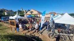 Inauguration de l'Espace VTT et Gravel FFC Montagne et Plaine en Roannais