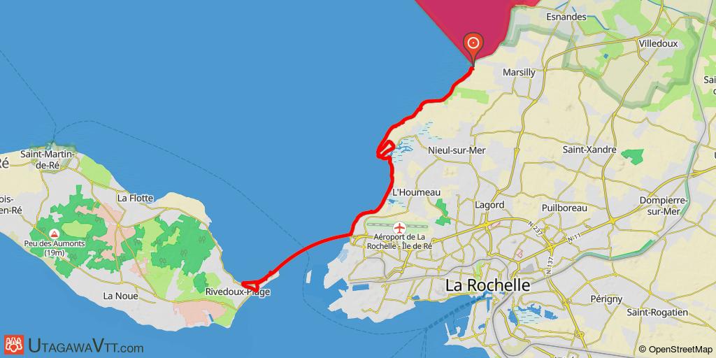 Baie de l'Aiguillon : de Marsilly aux plages de l'île de Ré
