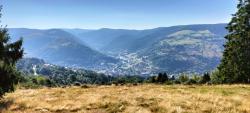 Vue sur la Bresse et ses prairies