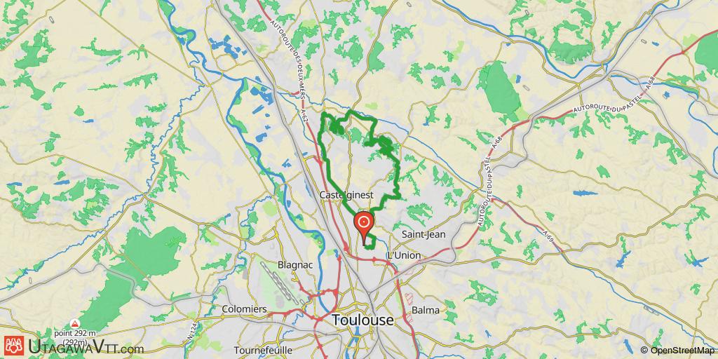 Circuit au nord de Toulouse
