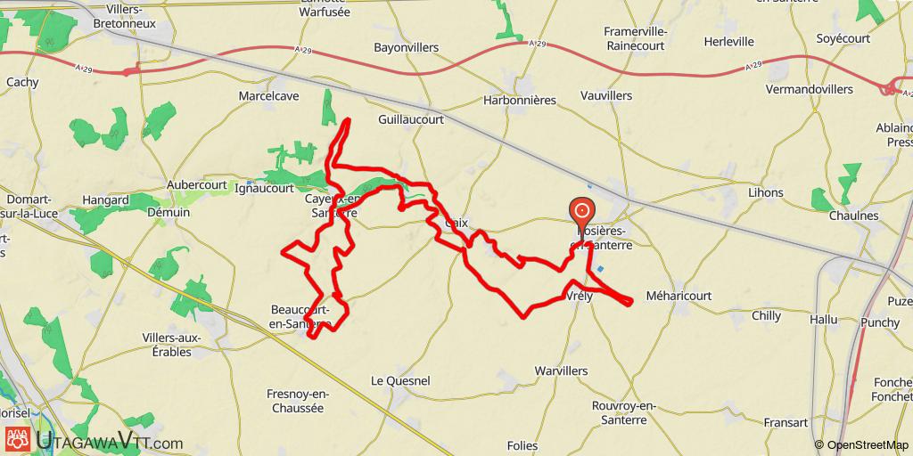 Autour de Rosiéres en Santerre