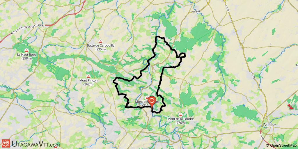 Tour de la Suisse normande - Partie nord