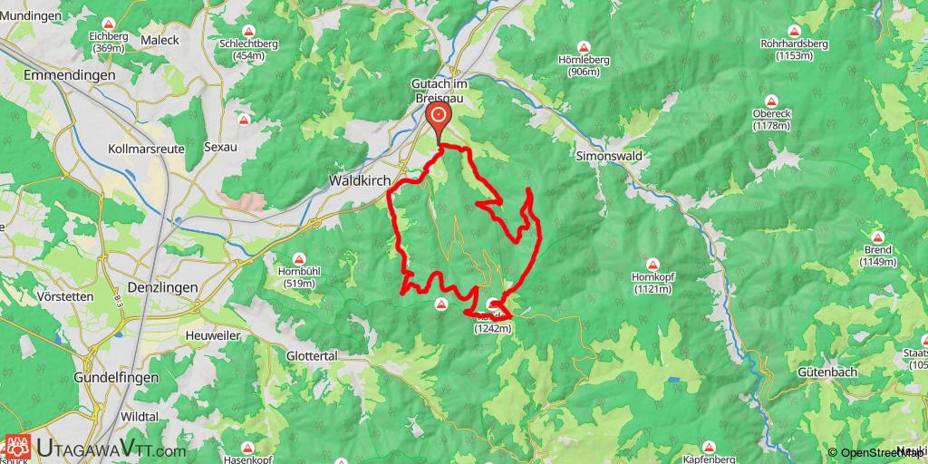 Kandel depuis Waldkirch