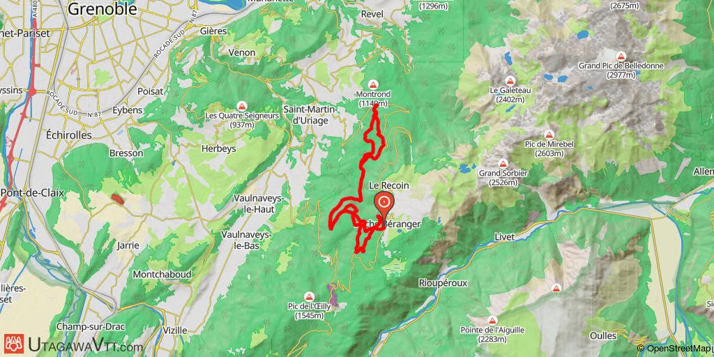 Mairie de Chamrousse - Les Seiglières et retour