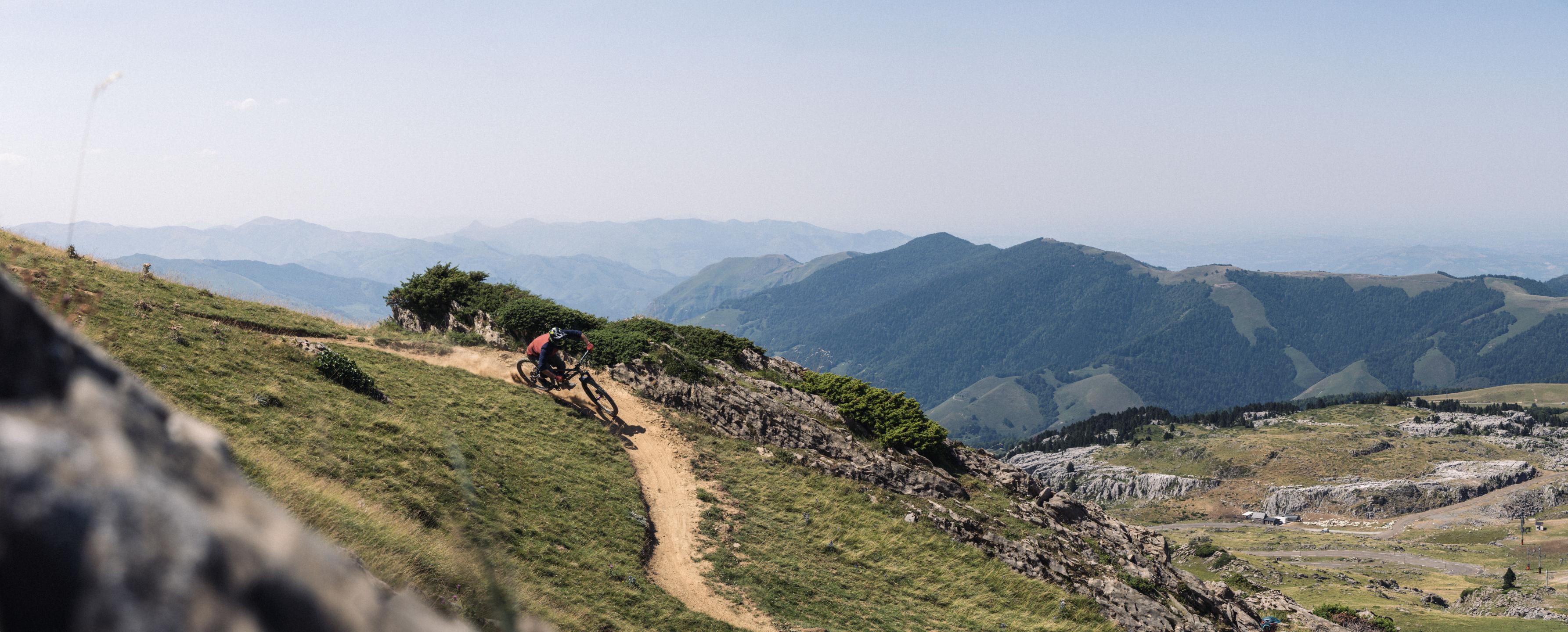 La Pierre-Saint-Martin - Piste enduro bleue : "Réglisse"