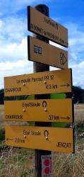Totem des circuits de randonnée
