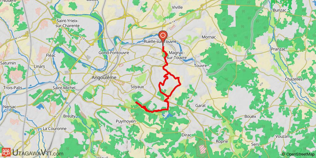 Angoulême du nord au sud