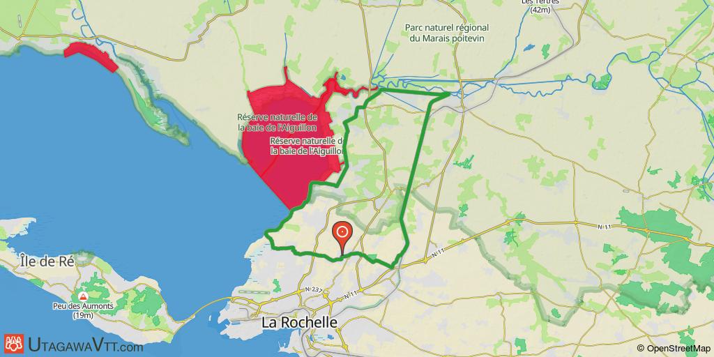 Boucle du canal de Marans à l'océan