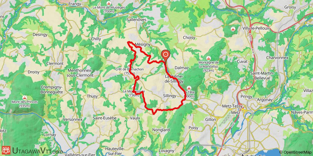 Albanais : Circuit VTT-FFC N°20 : Les petits bois
