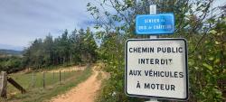Entrèe dans le Bois de Châtelus