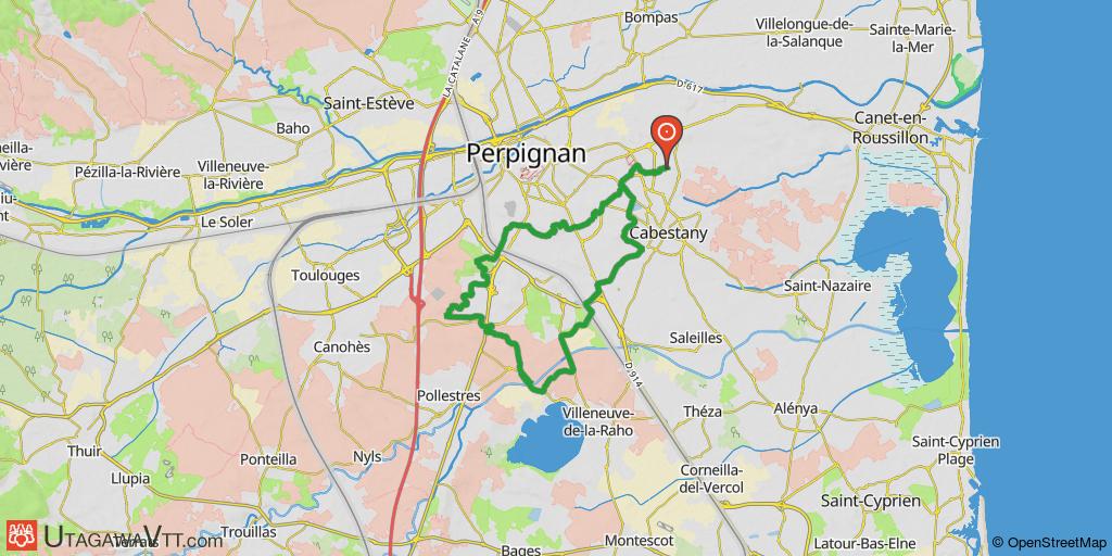 Boucle autour de Perpignan