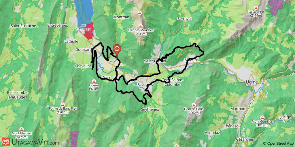 Tour de Faverges par les descentes en singles