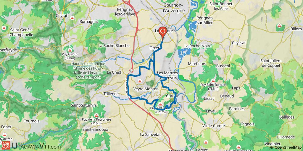 Tour des Puys de Corent et du Redadoux