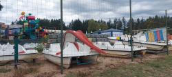 Espace de jeux sur la plage de Villerest