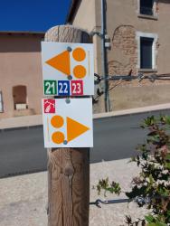 Pancartes des circuits VTT et Gravel