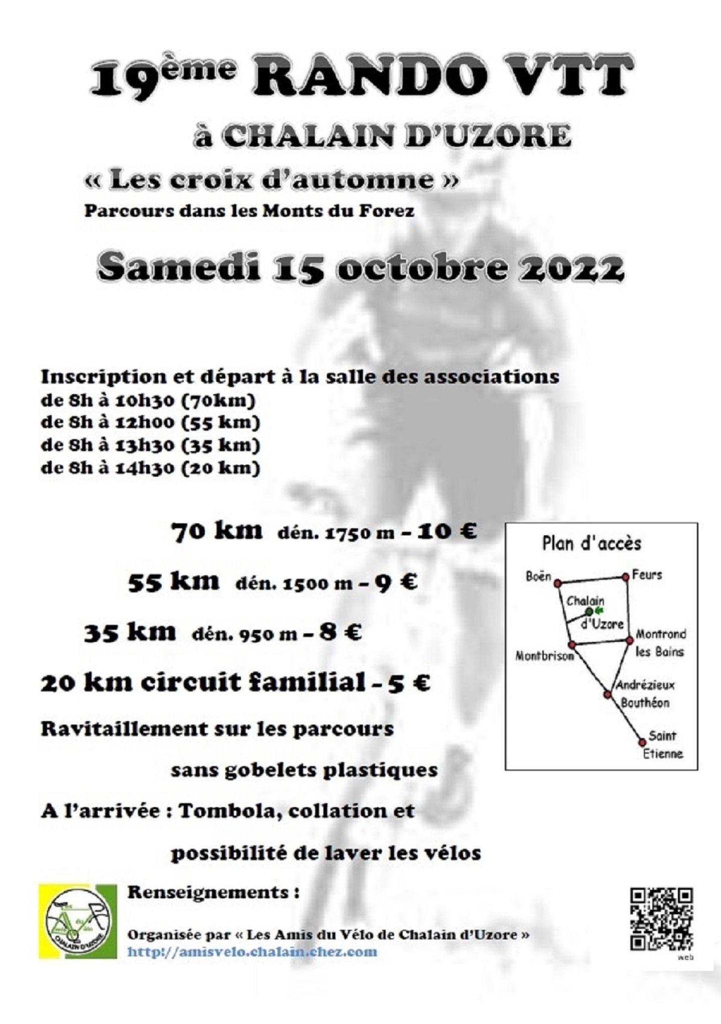 Chalain-d'Uzore - 19ème Croix d’Automne - 70 km