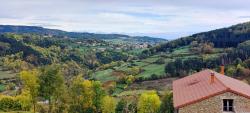Paysage des Monts du Forez (vue sur Sauvain)