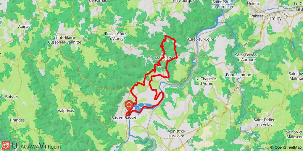 Des étangs de Bas-en-Basset à Malvalette