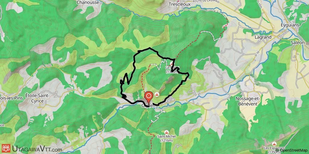 Orpierre - Circuit N° 5 : Tour du Suillet