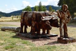 Scuplture à Arcon