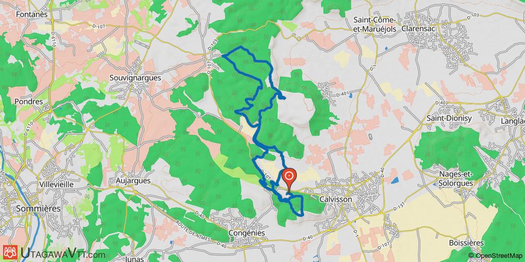 Calvisson 2022 -Rando des 3 C - 17 km