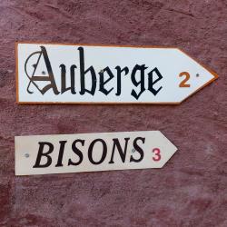 Saint Rirand, vers la ferme des bisons