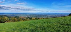 Vue vers le Roannais et les Monts du Beaujolais