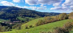 Vue sur la vallée du Rouchain et les Monts de la Madeleine