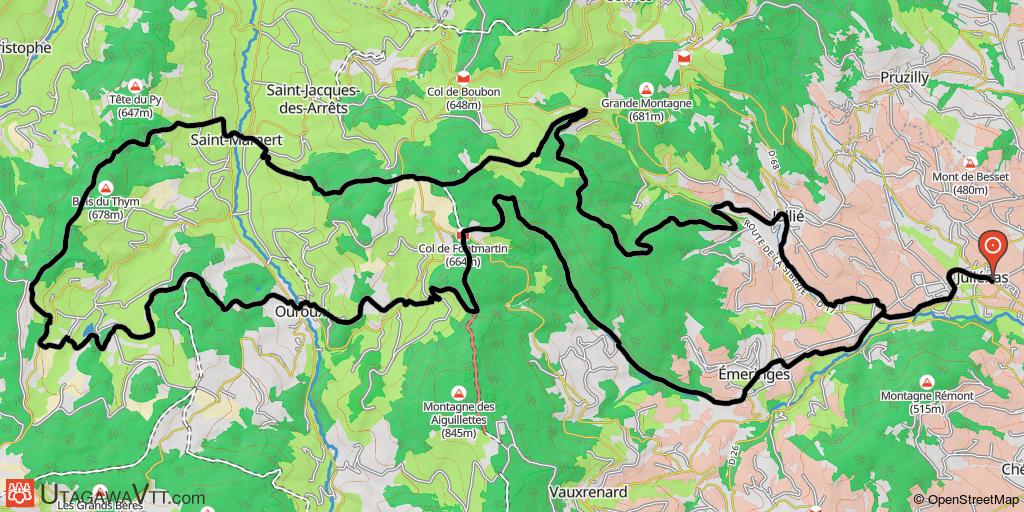 Les Cimes de Juliénas 2009 - 44 km