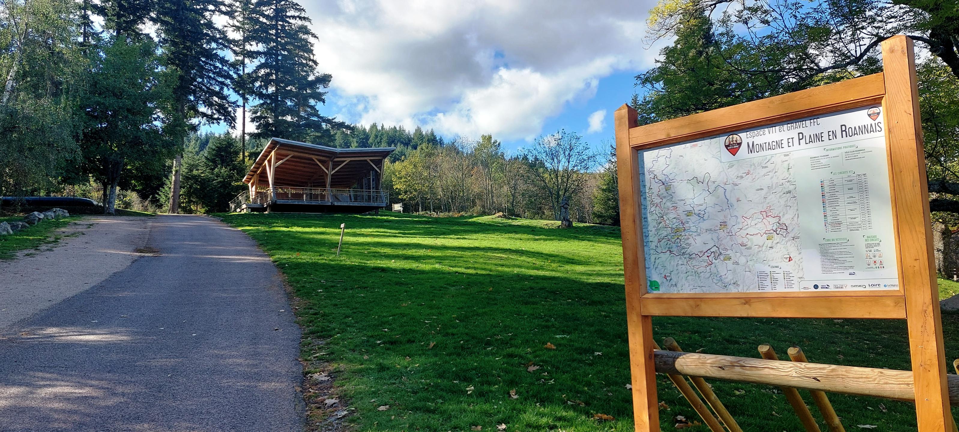 Espace FFC-VTT et gravel - Montagne et Plaine en Roannais - Circuit N° 11 : Le chemin des Résistants
