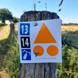 Pancarte des circuits VTT et Gravel