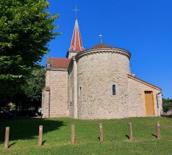 Saint Martin de Boisy, derrière l'église