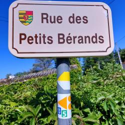 Descente pour franchir le Renaison