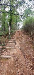 Sortie des Gorges du Lourdon, poussage
