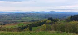 Vue sur les Monts du Beaujolais