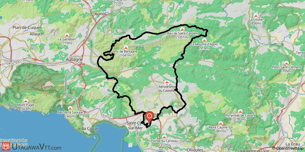 Grand Tour de la Sainte-Baume depuis La Cadière
