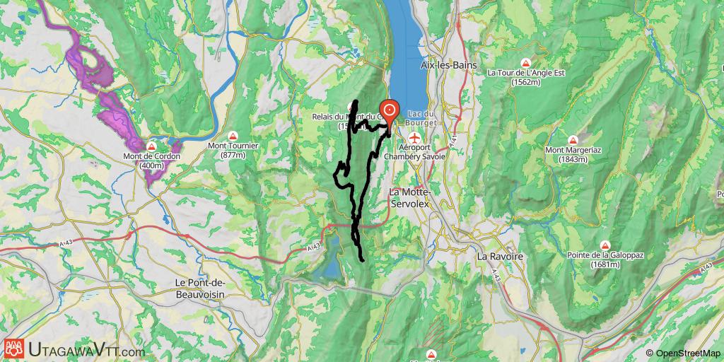 Le Bourget-du-Lac - Col du Crucifix