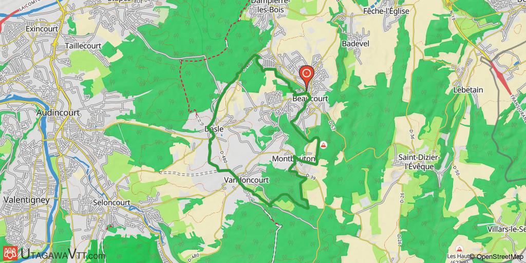 Rando de Beaucourt - La MTB 2022 - 14 km